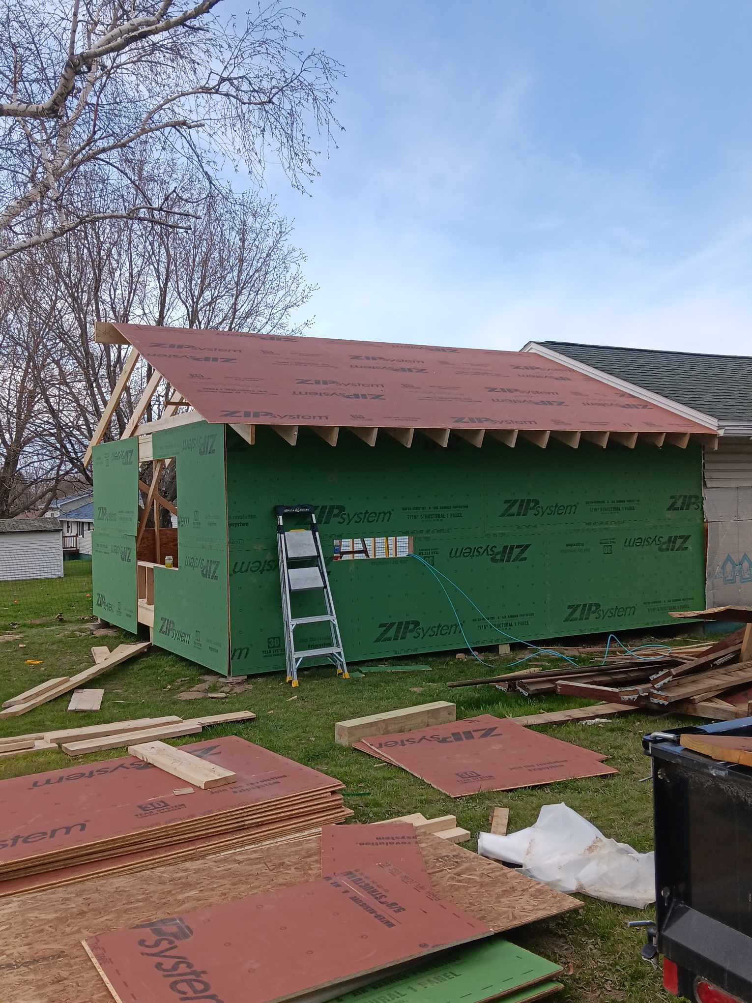 Custom deck construction project in Vermont